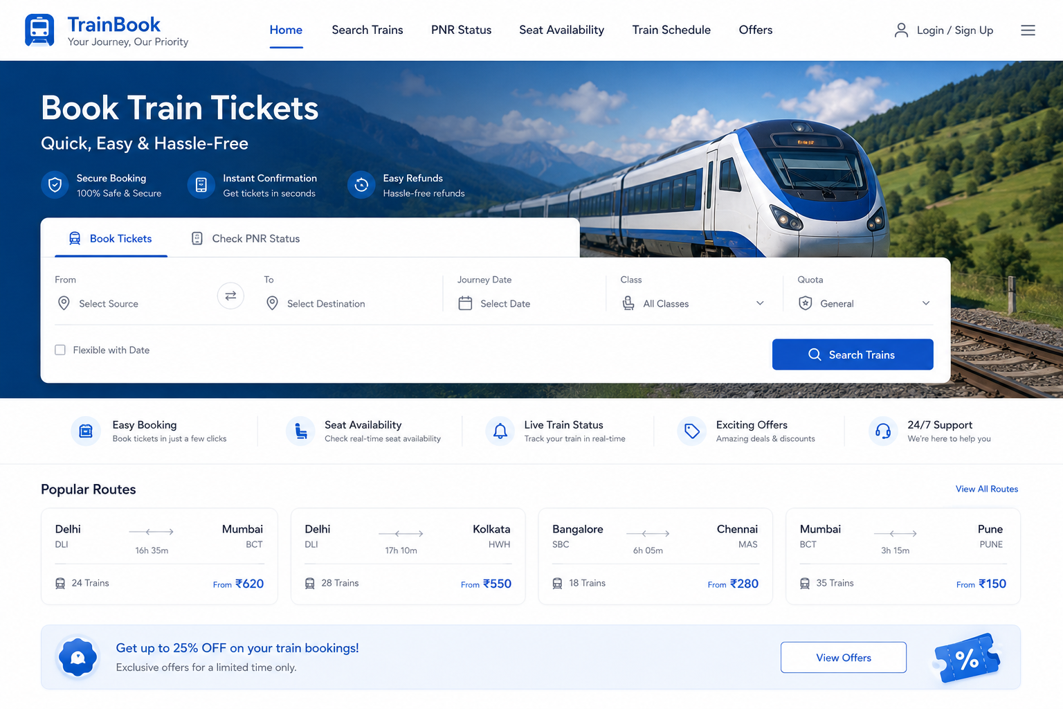 Building a Distributed Railway Booking System